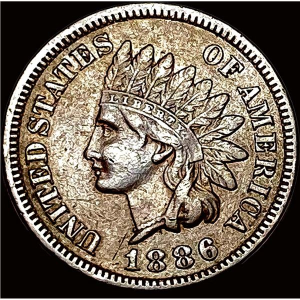 1886 Indian Head Cent NEARLY UNCIRCULATED