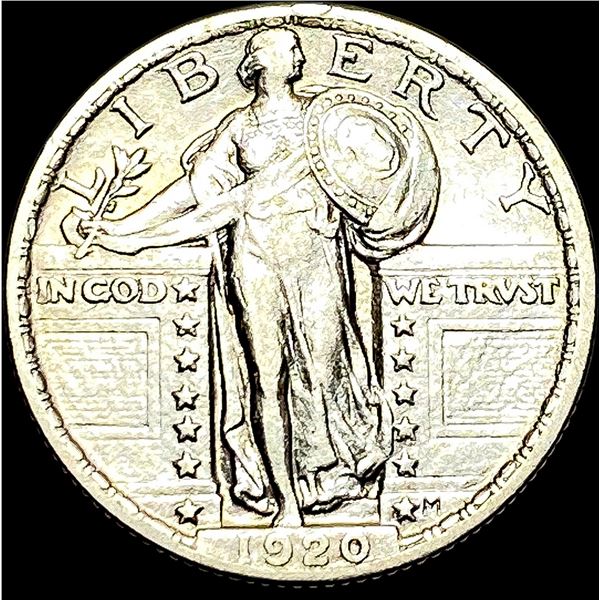 1920 Silver Standing Liberty Quarter CLOSELY UNCIRCULATED