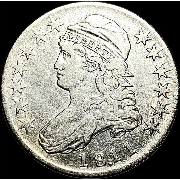 1811 Capped Bust Silver Half Dollar NEARLY UNCIRCULATED