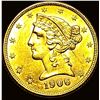 Image 1 : 1906 Liberty Head Half Eagle $5 Gold UNCIRCULATED
