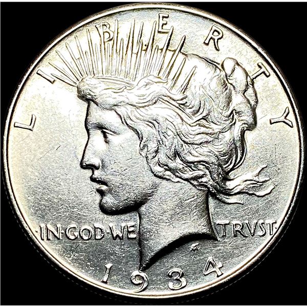 1934-D Silver Peace Dollar CLOSELY UNCIRCULATED