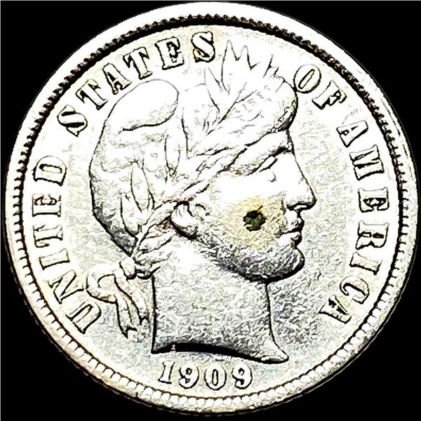 1909 Barber Dime CLOSELY UNCIRCULATED