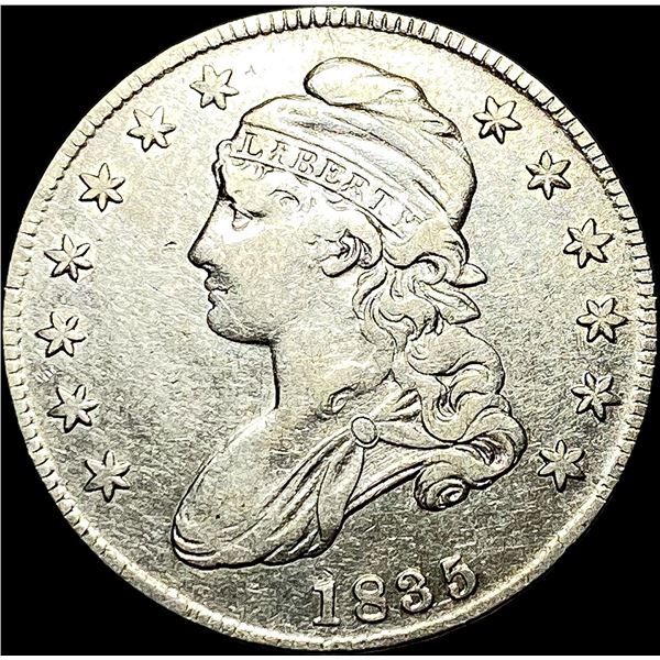1835 Capped Bust Half Dollar NEARLY UNCIRCULATED