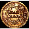 Image 2 : 1853 Braided Hair Half Cent CLOSELY UNCIRCULATED
