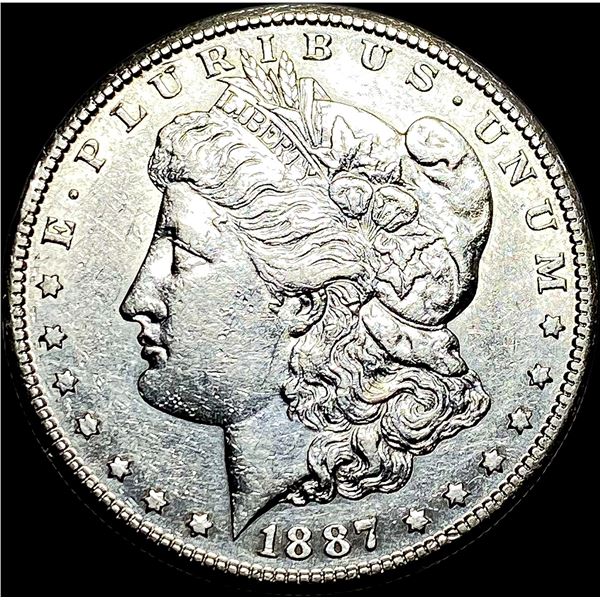 1887 Silver Morgan Dollar CLOSELY UNCIRCULATED