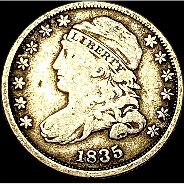 1835 Capped Bust Dime NICELY CIRCULATED