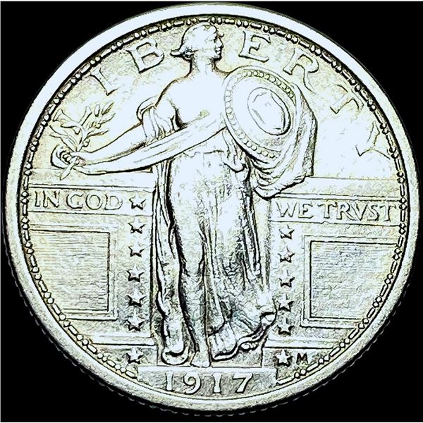 1917 Standing Liberty Quarter CHOICE AU