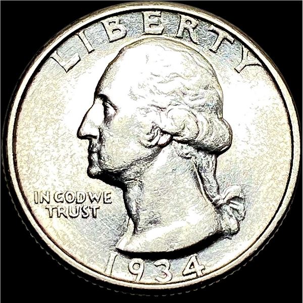 1934 Silver Washington Quarter UNCIRCULATED