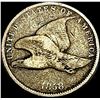 1858 Copper-Nickel Flying Eagle Cent NICELY CIRCULATED