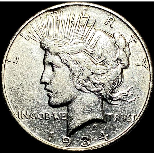 1934-D Silver Peace Dollar CLOSELY UNCIRCULATED
