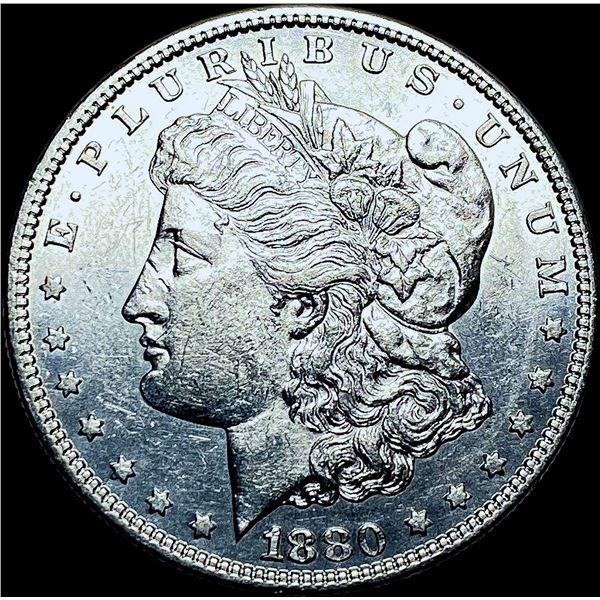 1880-S Silver Morgan Dollar CHOICE AU