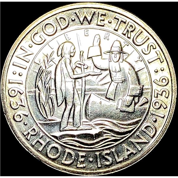 1936 Silver Rhode Island Half Dollar UNCIRCULATED