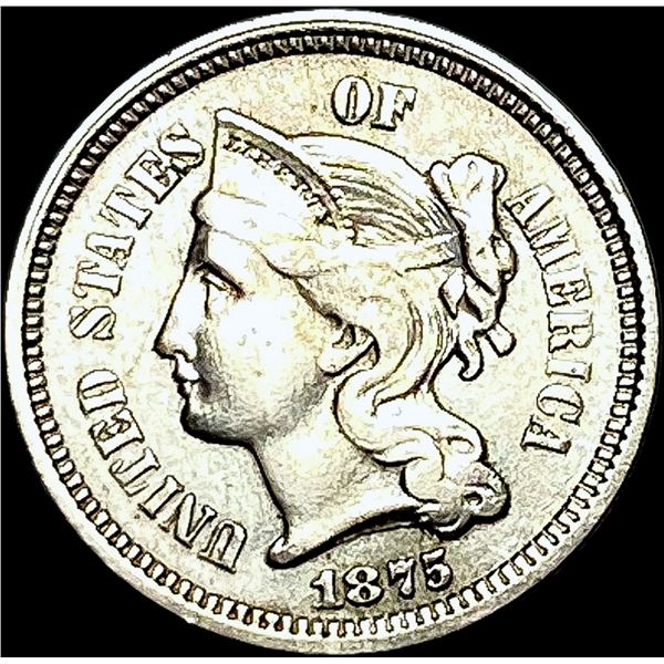 1875 Nickel Three-Cent Piece HIGH GRADE