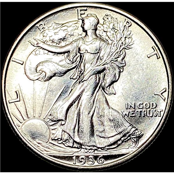 1936-D Silver Walking Liberty Half Dollar UNCIRCULATED