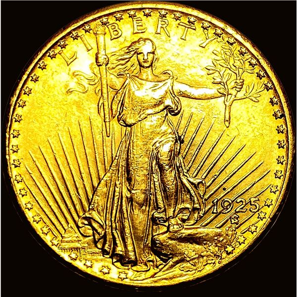 1925-S Gold $20 Saint-Gaudens Double Eagle UNCIRCULATED