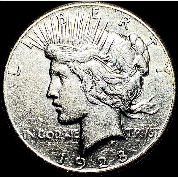 1928 Silver Peace Dollar CLOSELY UNCIRCULATED