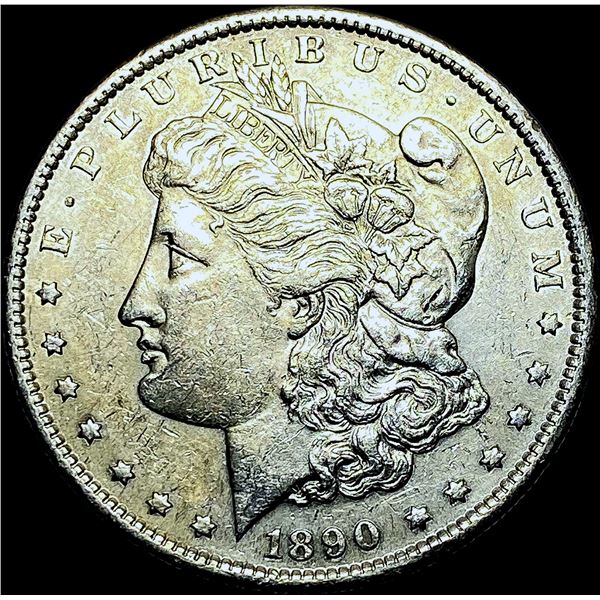 1890-S Silver Morgan Dollar CHOICE AU