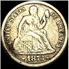 1873 Silver Dime Arrows LIGHTLY CIRCULATED