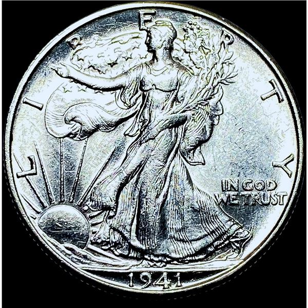 1941 Silver Half Dollar (Walking Liberty) CHOICE BU