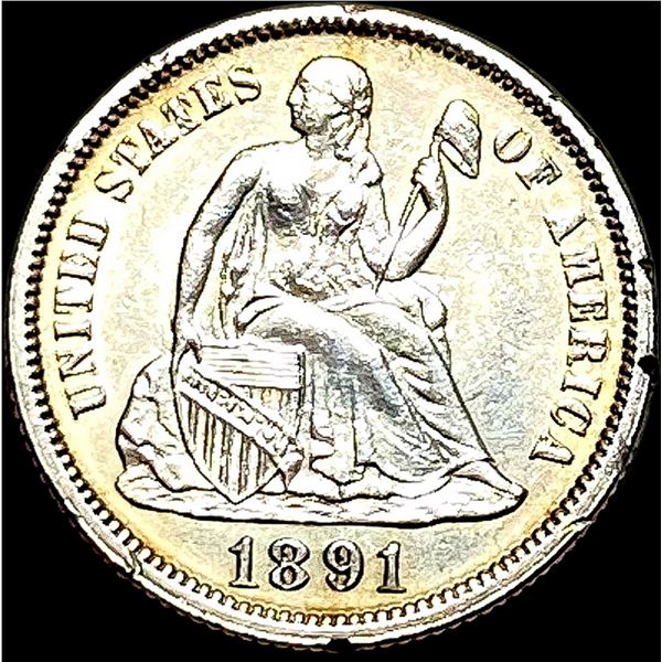 1891 Silver Dime UNCIRCULATED