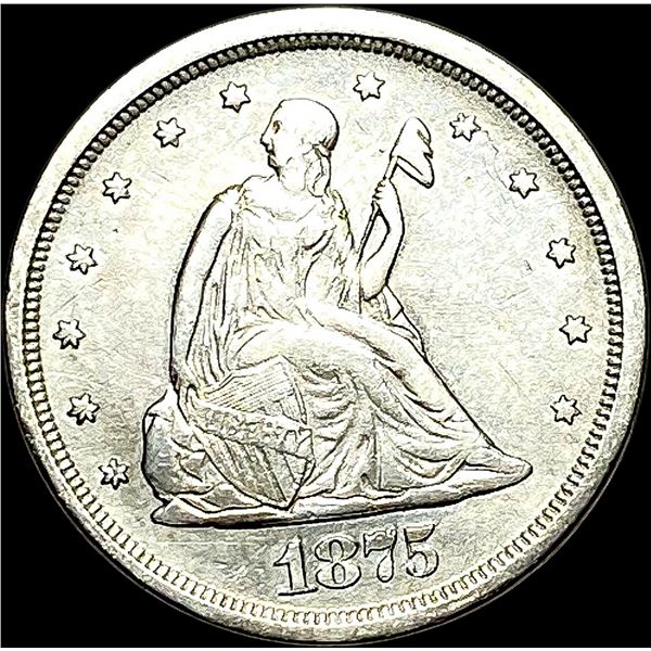 1875-S Silver Twenty Cents CLOSELY UNCIRCULATED