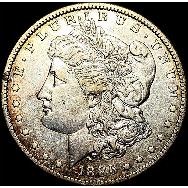 1886 Morgan Silver Dollar NEARLY UNCIRCULATED