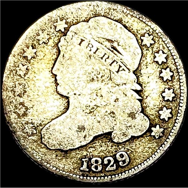 1829 Silver Capped Bust Dime NICELY CIRCULATED