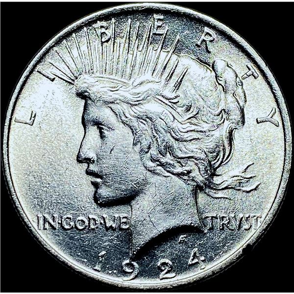 1924 Silver Peace Dollar CHOICE BU