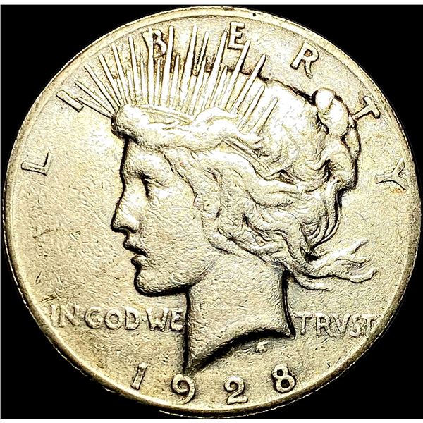 1928 Peace Silver Dollar NEARLY UNCIRCULATED