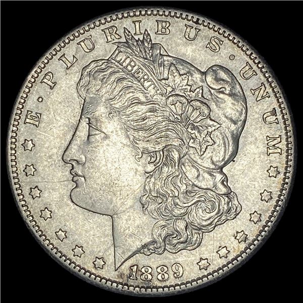 1889-S Silver Morgan Dollar CHOICE AU