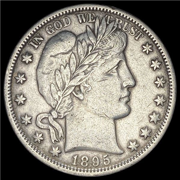 1895-O Silver Barber Half Dollar HIGH GRADE