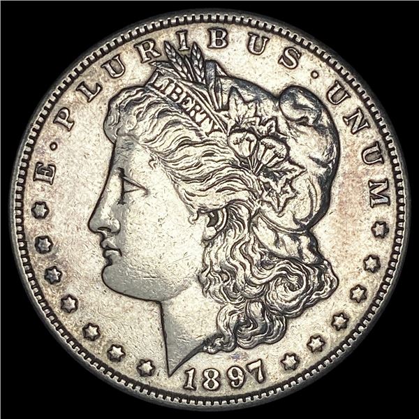 1897-S Silver Morgan Dollar CLOSELY UNCIRCULATED