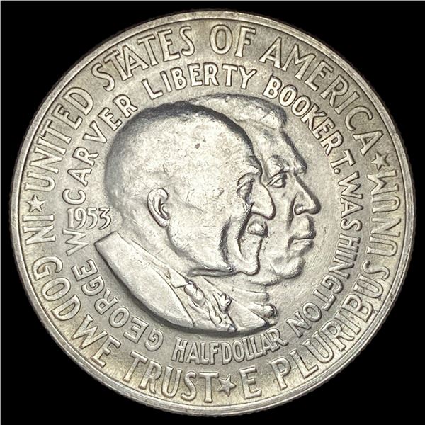 1953-S Silver Half Dollar Booker T. Washington/Carver UNCIRCULATED