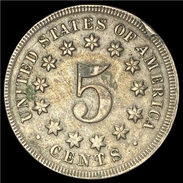 1868 Shield Nickel CLOSELY UNCIRCULATED