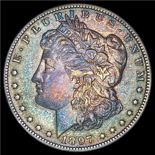 1897 Morgan Silver Dollar NEARLY UNCIRCULATED