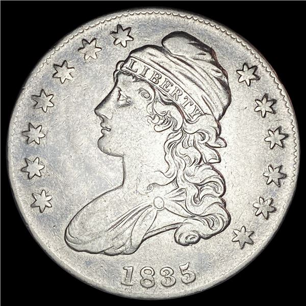 1835 Capped Bust Half Dollar NEARLY UNCIRCULATED
