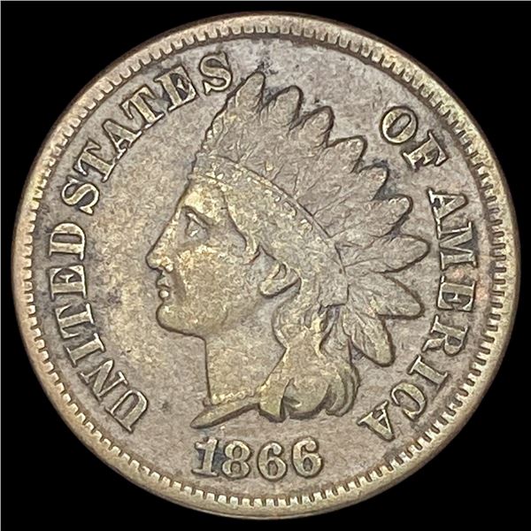 1866 Indian Head Cent LIGHTLY CIRCULATED