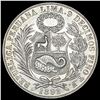 Image 2 : 1892 Silver Un Sol Peru CLOSELY UNCIRCULATED