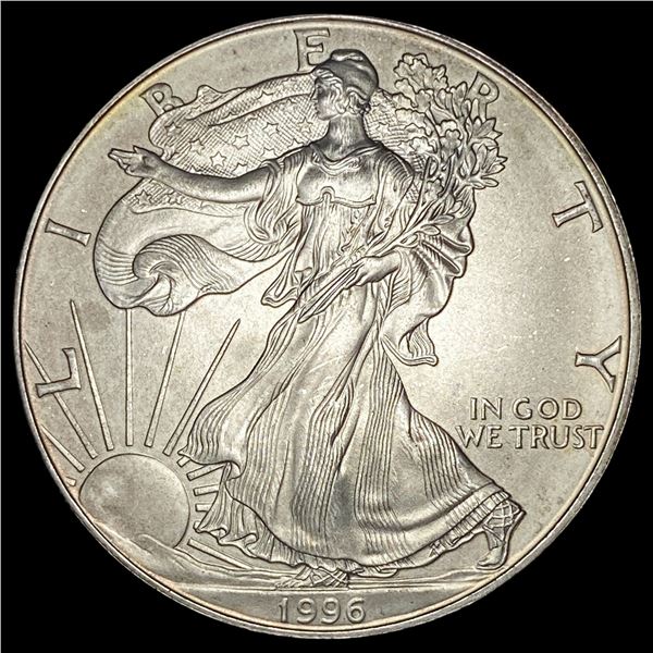 1996 1 oz Silver American Eagle $1 SUPERB GEM BU