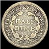 Image 2 : 1857 Seated Liberty Half Dime LIGHTLY CIRCULATED