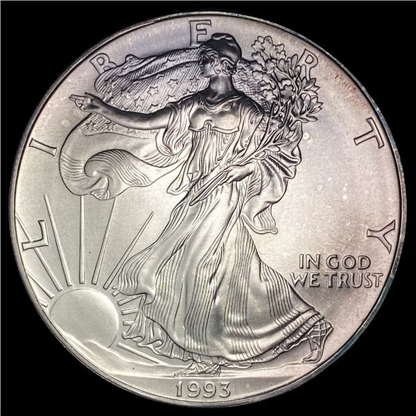 1993 1 oz Silver American Eagle $1 SUPERB GEM BU