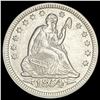 Image 1 : 1854 Arrows Seated Liberty Quarter CLOSELY UNCIRCULATED