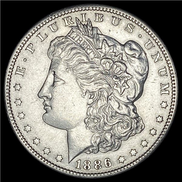 1886-S Silver Morgan Dollar CLOSELY UNCIRCULATED