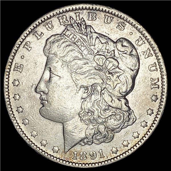 1891-O Silver Morgan Dollar CHOICE AU