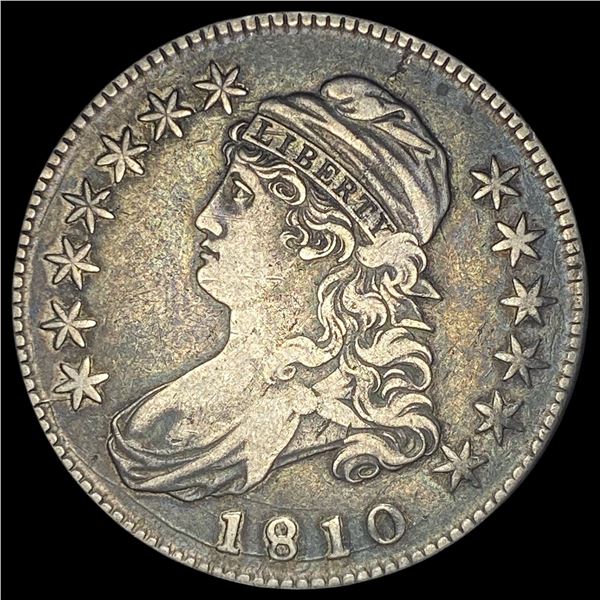 1810 Capped Bust Half Dollar NEARLY UNCIRCULATED