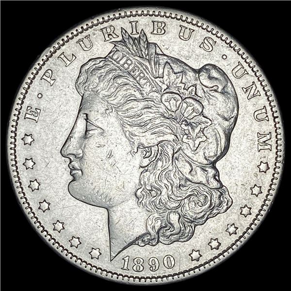 1890-CC Silver Morgan Dollar CLOSELY UNCIRCULATED