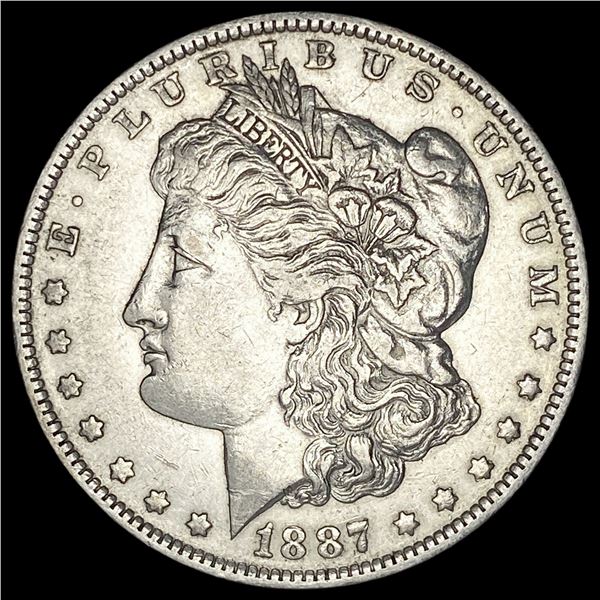 1887 Morgan Silver Dollar CHOICE AU