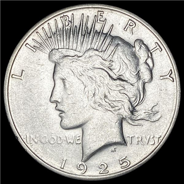 1925-S Silver Peace Dollar CLOSELY UNCIRCULATED