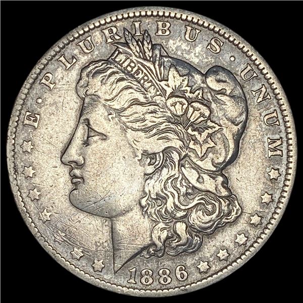 1886-O Silver Morgan Dollar NEARLY UNCIRCULATED