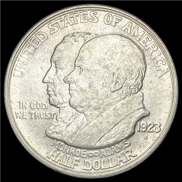 1923-S Silver Monroe Doctrine Half Dollar UNCIRCULATED